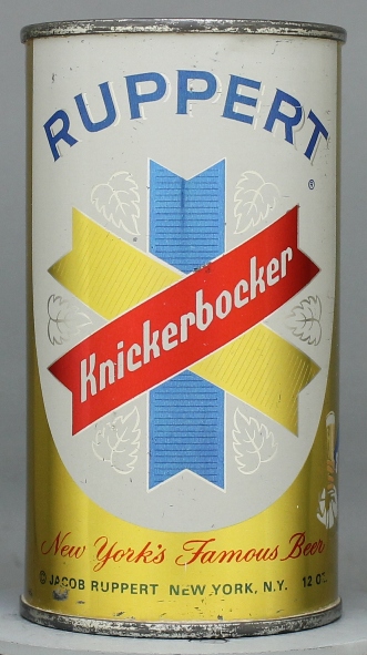 Ruppert Knickerbocker Beer Flat Top Can