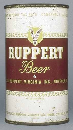 Ruppert Beer Flat Top Can