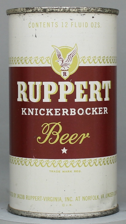 Ruppert Beer Flat Top Can