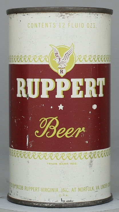 Ruppert Beer Flat Top Can