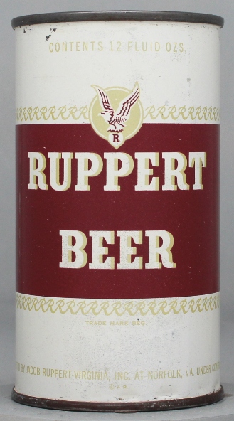 Ruppert Beer Flat Top Can