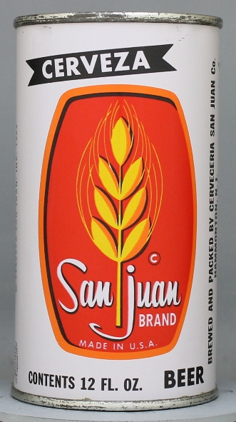 San Juan Beer Flat Top Can