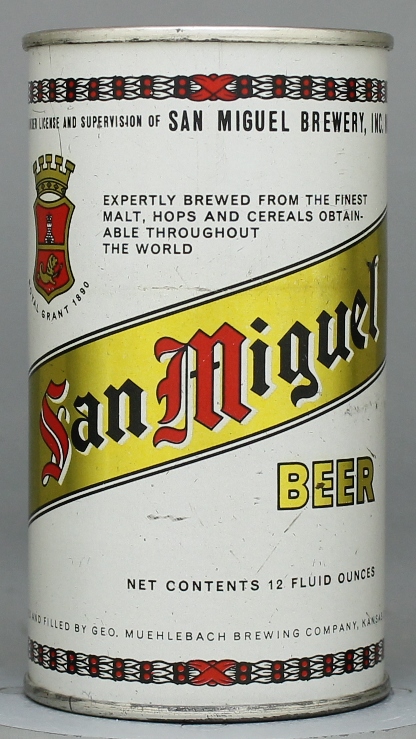 San Miguel Beer Flat Top Can