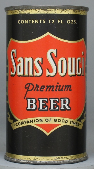 San Souci Premium Beer Flat Top Can