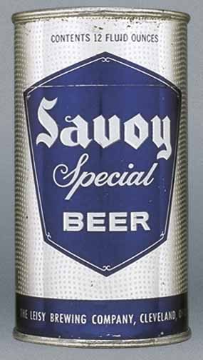 Savoy Special Beer Flat Top Can