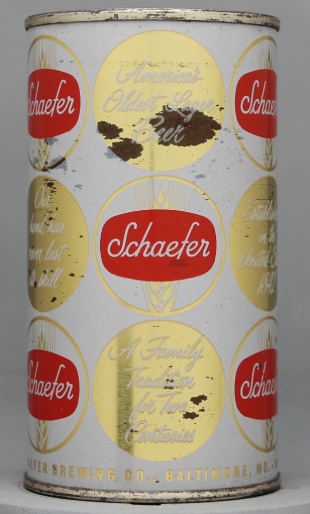 Schaefer Beer Flat Top Can