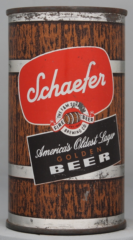 Schaefer Golden Beer Flat Top Can