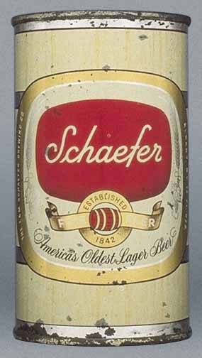 Schaefer Fine Beer Flat Top Can