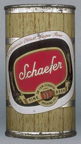 Schaefer Fine Beer Flat Top Can
