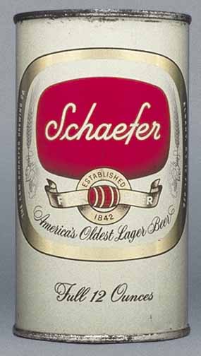 Schaefer Fine Beer Flat Top Can