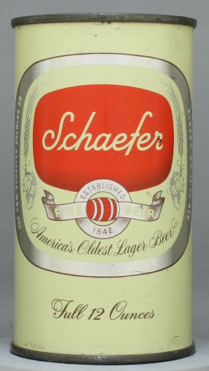 Schaefer Fine Beer Flat Top Can