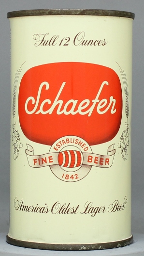 Schaefer Fine Beer Flat Top Can