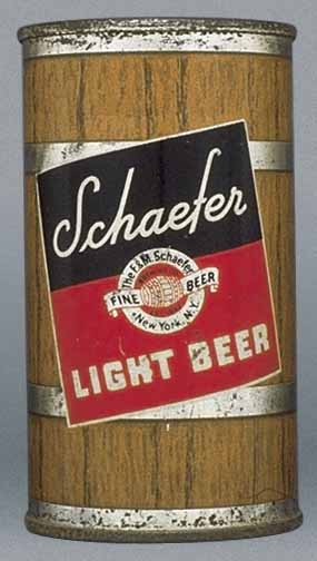 Schaefer Fine Beer Flat Top Can