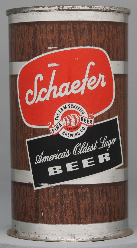 Schaefer Fine Beer Flat Top Can