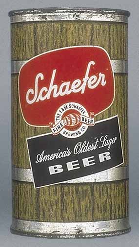 Schaefer Fine Beer Flat Top Can
