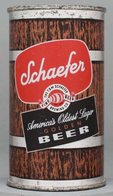 Schaefer Golden Beer Flat Top Can