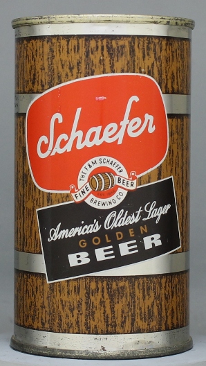 Schaefer Golden Beer Flat Top Can