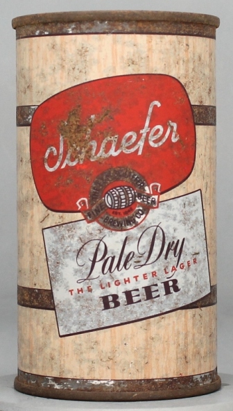 Schaefer Pale Dry Beer Flat Top Can