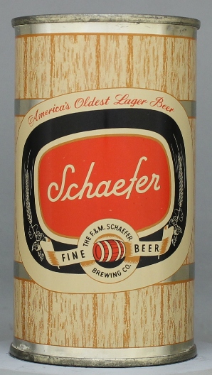 Schaefer Fine Beer Flat Top Can