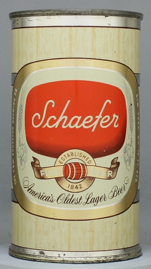 Schaefer Fine Beer Flat Top Can