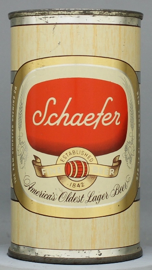 Schaefer Fine Beer Flat Top Can