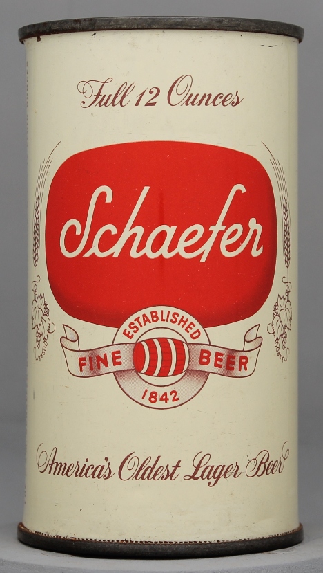 Schaefer Fine Beer Flat Top Can