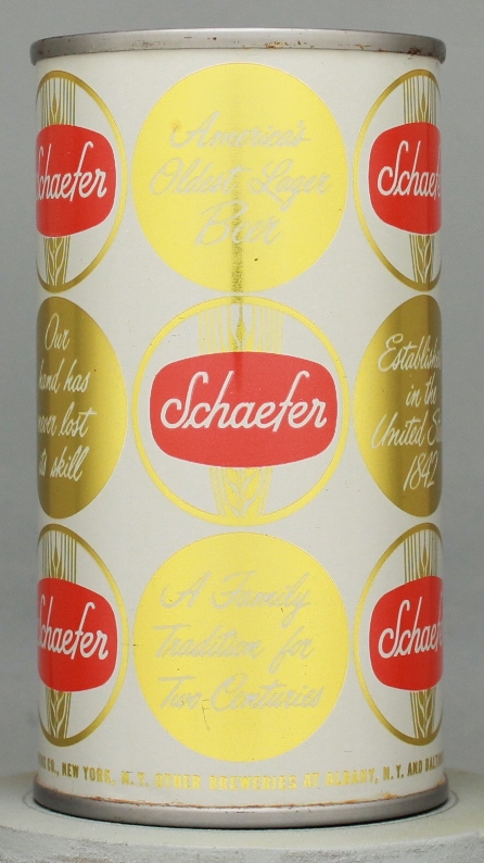 Schaefer Beer Flat Top Can