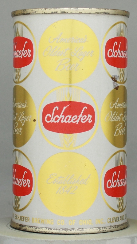 Schaefer Beer Flat Top Can