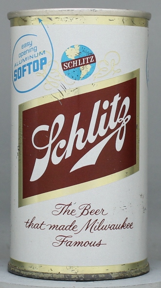 Schlitz Beer Flat Top Can