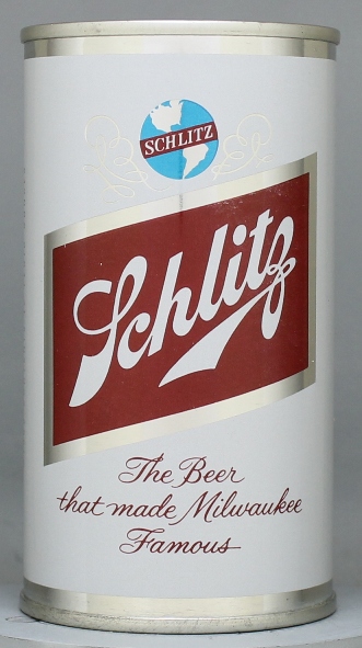 Schlitz Beer Flat Top Can