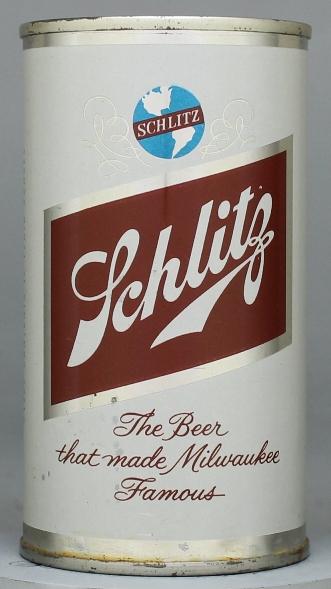 Schlitz Beer Flat Top Can