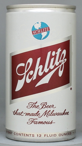 Schlitz Beer Flat Top Can