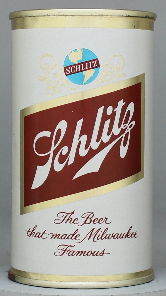 Schlitz Beer Flat Top Can