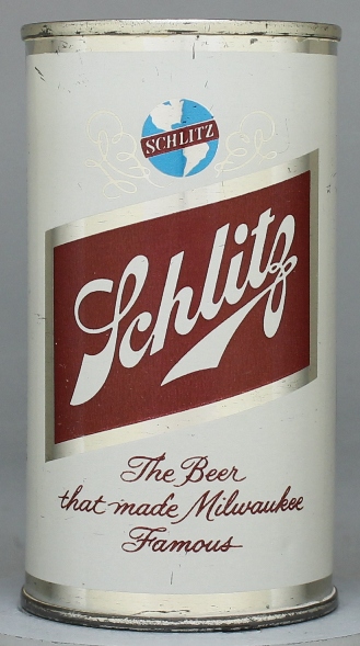 Schlitz Beer Flat Top Can