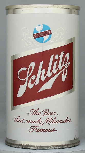 Schlitz Beer Flat Top Can