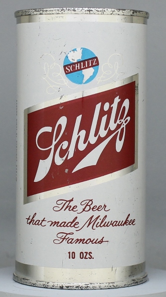 Schlitz Beer Flat Top Can