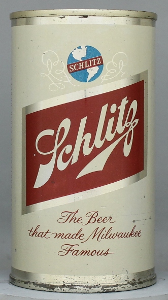 Schlitz Beer Flat Top Can