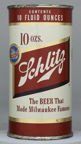 Schlitz Beer Flat Top Can