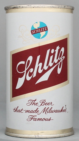 Schlitz Beer Flat Top Can