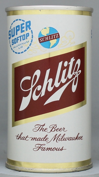 Schlitz Beer Flat Top Can