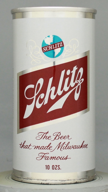 Schlitz Beer Flat Top Can