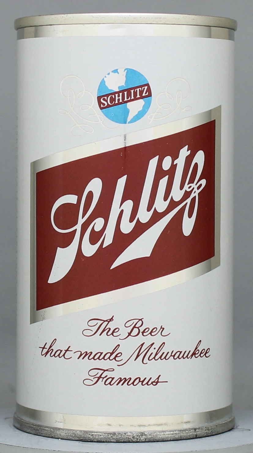 Schlitz Beer Flat Top Can