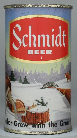 Schmidt Beer Flat Top Can