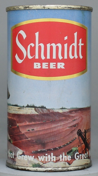 Schmidt Beer Flat Top Can