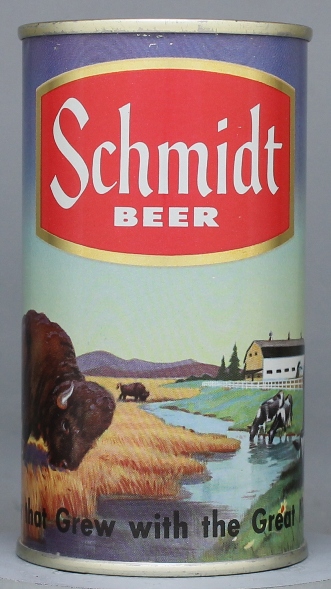 Schmidt Beer Flat Top Can