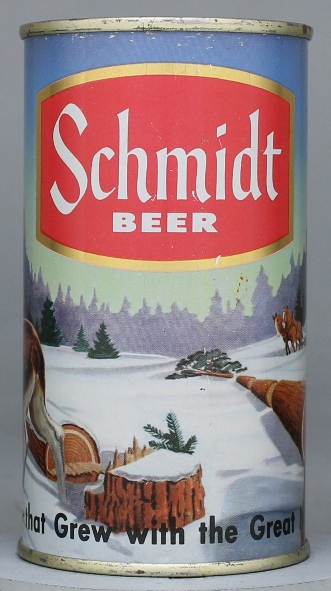 Schmidt Beer Flat Top Can