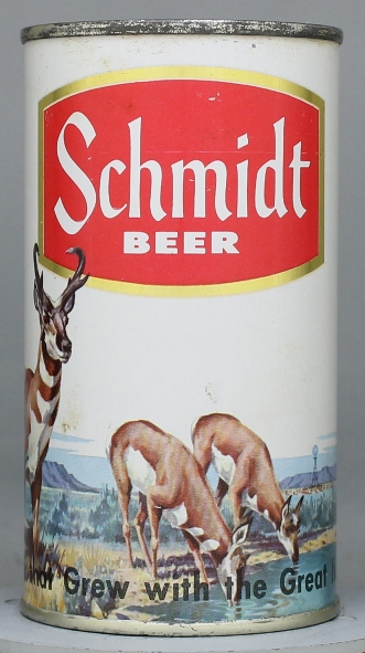 Schmidt Beer Flat Top Can
