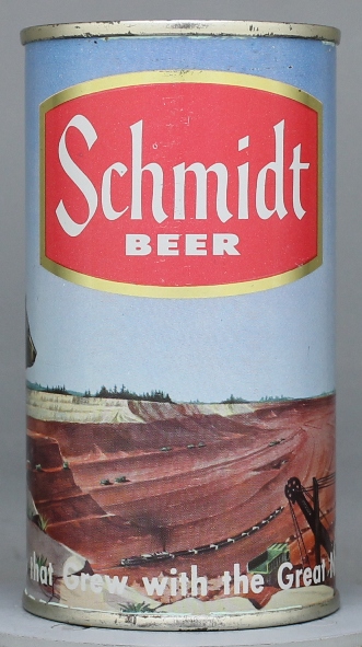Schmidt Beer Flat Top Can