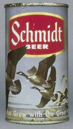 Schmidt Beer Flat Top Can
