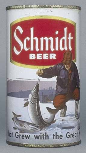 Schmidt Beer Flat Top Can
